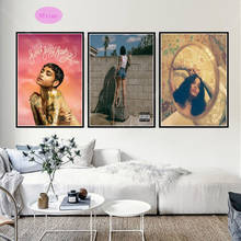 Nt1007 cópias de pôster kehlani, era bom até que ele não era álbum música, arte estrela, impressão de imagem, pintura de tela, decoração de quarto de casa 2024 - compre barato
