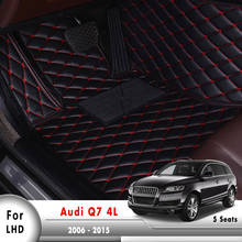 Tampas de automóveis Acessórios Interior Tapetes Do Carro Para A Audi Q7 4L (5 Assentos) 2006 2007 2008 2009 2010 2011 2012 2013 2014 2015 2024 - compre barato