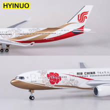 47CM 1:135 Airbus A330 Model AIR China Airlines Airway W Base Wheel Lights Resin Aircraft Plane model Collectible Toy Collection 2024 - buy cheap