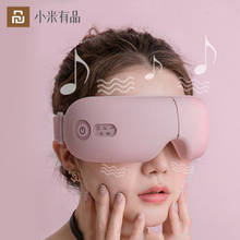 Inteligente bluetooth olho massageador olho cuidados com os olhos quente compressa música óculos aliviar fadiga olho dobrável proteção para os olhos de xiaomi youpin 2024 - compre barato