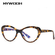 NYWOOH-Gafas de ojo de gato para hombre y mujer, montura de protección con bloqueo de luz azul, lentes transparentes para ordenador, Marcos para estudiantes 2024 - compra barato
