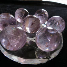 +++---511+++rainbow amethyst natural transparent quartz crystal sphere balls +stand tibet 2024 - buy cheap