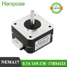 Nema17-motor de passo para impressora 3d, equipamento de monitoramento, 17hs4223, 4 modelos de chumbo, 0.7a, 14n. cm, 23mm e 42mm, 3 unidades 2024 - compre barato