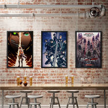 WTQ Attack on Titan One Piece Poster Anime Posters Canvas Painting Wall Decor Wall Art Picture Room Decor Home Decor 2024 - buy cheap