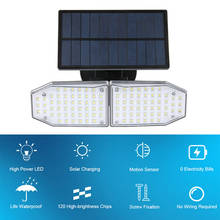 Super Bright Solar Lights 100LED Outdoor Motion Sensor Solar Garden Wall Lamp Waterproof Wide Angle Ajustable Patio Lighting 2024 - buy cheap