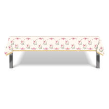 Mantel con diseño de flores para fiesta de té de la tarde, mantel desechable de 130x220cm para Baby Shower, recuerdo de fiesta de cumpleaños para niñas 2024 - compra barato