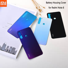 Redmi Note 8 Glass Rear Housing Cover Case For XIAOMI Redmi Note 8 Back Door Replacement Hard Panel Battery Cover With Logo 6.3" 2024 - buy cheap