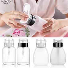 1Pc 250Ml Nail Art Bottle Empty Pumping Dispenser Cleanser Container Nail Polish UV Gel Remover Alcohol Press Tool 2024 - buy cheap