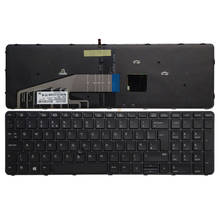 Teclado retroiluminado de Reino Unido para portátil HP Probook 650 G2 655 G2 450 G3 455 G3 470 G3 450 455 470 G4, teclado negro con puntero, nuevo 2024 - compra barato