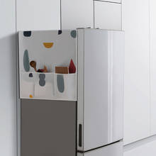Cubierta impermeable impresa para refrigerador, cubierta antipolvo, a prueba de moho, para congelador, bolsa de almacenamiento superior 2024 - compra barato