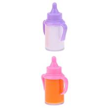 2 Pieces Baby Doll Magic Feeding Bottles Juice Milk Liquid Disappearing Drinking Bottles Newborn Doll Accessories 2024 - buy cheap