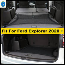 Interior Refit Kit Trunk Rear Storage Cargo Luggage Elastic Mesh Net Holder Pocket Kit Fit For Ford Explorer 2020 2021 2022 2024 - buy cheap