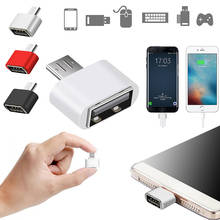 Convertidor Micro USB a USB, Cable OTG Mini, adaptador para tableta, PC, Android, USB 2,0, hembra, 1 ud. 2024 - compra barato