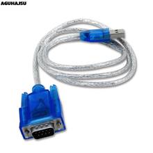 Novo HL-340 usb para rs232 com porta serial pda 9 pinos db9 cabo adaptador suporte windows7 64 2024 - compre barato