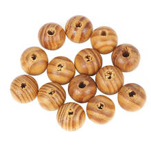 100Pcs Natural Round Wood Beads For Jewelry Marking Bracelet Charm Needlework Wooden Beads DIY Accessories Jewelry Finding 2024 - buy cheap