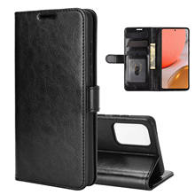 SM-A726B Case for Samsung Galaxy A72 (5G) 6.7" Cover Wallet Card Stent Book Style Faux Leather Flip Protect Black A726 GalaxyA72 2024 - buy cheap