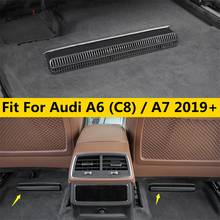 Yimaautollantas Interior para Audi A6 C8 / A7 2019 - 2021 asiento inferior AC conducto de aire ventilación Anti-bloqueo Kit de cubierta protectora de plástico 2024 - compra barato