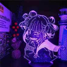 3d-лампа в стиле аниме «Моя геройская Академия химико Тога», ночные светильники для украшения спальни 2024 - купить недорого