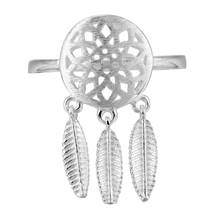 Kinitial Fashion Hollow Flowers Leaves Finger Wedding Rings for Women Dream Catcher Ring Jewelry Girl Gift Bijoux anillos 2024 - buy cheap