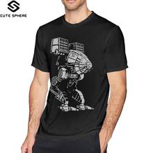 MechWarrior T Shirt Caturpult T-Shirt Print Cute Tee Shirt Short Sleeves Man 100 Cotton Oversized Tshirt 2024 - buy cheap