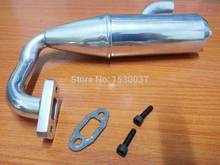 Aluminum Side Exhaust tuned Pipe for 1/5 HPI Rovan Km Baja 5b SS FG Monster Truck Rc Car Parts 2024 - buy cheap