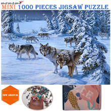 MOMEMO Wolf In The Snow Jigsaw Picture Puzzles Adults 1000 Pieces Wooden Assembling Puzzles Toys Animal Puzzle Games Nice Gifts 2024 - buy cheap
