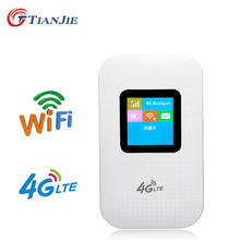 TIANJIE 4G WIFI ROUTER LTE WCDMA GSM Unlocked Wireless Pocket Router Mobile WiFi Hotspot 3G 4G WiFi Router with SIM Card Slot 2024 - buy cheap
