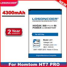 LOSONCOER 4300mAh Replacement Batteries For Homtom HT7 / HT7 Pro Battery 2024 - buy cheap