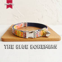 10pcs/lot MUTTCO Retailing handmade time-proof cat collar THE BLUE BOHEMIAN creative ethnic style 2 sizes UCC054 2024 - buy cheap