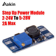 DC-DC MT3608 DC Step Up Voltage Regulator Module Feed Converter 2 V-24 V to 5-28 V 2A Max 2024 - buy cheap