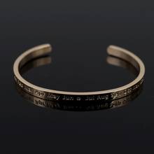 Pulseiras e braceletes de aço inoxidável, pulseiras da moda com strass, metade aberta, design, para homens, mulheres, joias para casamento, presente 2024 - compre barato