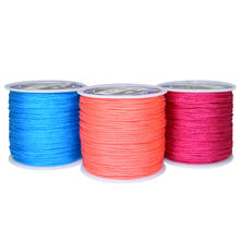 30 Colors 0.8mm Nylon Cotton Cord Thread Chinese Knot String DIY Tassels Beading Braided Macrame Cord Bracelet Jewelry Making 2024 - buy cheap