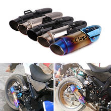Motorcycle Exhaust Pipe Modified Escape Moto Muffler for Cafe Racer Dirt Bike MT07 R3 FZ6 Z900 Ninja 400 ER6N Scooter 51mm 61mm 2024 - buy cheap