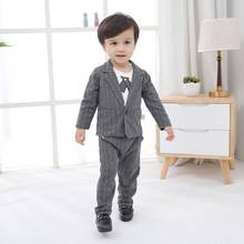 New Arrival Cool Boys 3-piece Stripe Suit Set /Flower Boy Clothes 3163 2024 - buy cheap