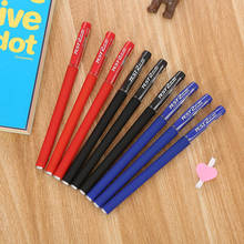 10pcs Matte Gel Pen Black/Red/Blue Ink Writing Tool Neutral Ballpoint Pen Set Students Stationery for School Office Business 2024 - buy cheap