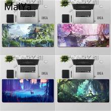 Maiya Top Quality Beautiful Cartoon Forest Tree DIY Design Pattern Game mousepad Free Shipping Large Mouse Pad Keyboards Mat 2024 - buy cheap