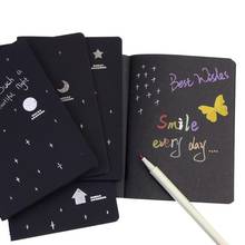 New Sketchbook Diary for Drawing Painting Graffiti Soft Cover Sketch Black Paper Sketch Book Notebook Office School Stationery 2024 - buy cheap