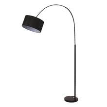 Post Modern Floor Lamp Black White Fabric Lampshade Metal Lamp Body Indoor Floor Lighting Creative Reading Light 2024 - buy cheap