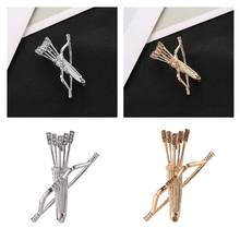 Vintage Bow and Arrow Brooches Clothes Sweater Lapel Pin Badge Accessories 2024 - buy cheap