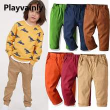 2021 New Boys Pants Leisure Pants for Children Cotton Casual Trousers Kids Clothes E20499 2024 - buy cheap