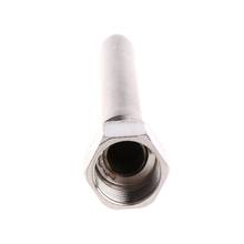 Drop#Wholesale Stainless Steel Thermowell 1/2" NPT Threads 130mm Long For Temperature Sensors Dropshipping 2024 - buy cheap