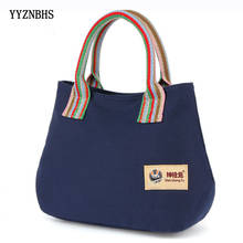 2021 Summer Casual Women Tote Ladies Hand Bags Canvas Shoulder Bag Bolsa Feminina Shopping Bag Beach Bags Casual Tote Sac A Main 2024 - buy cheap