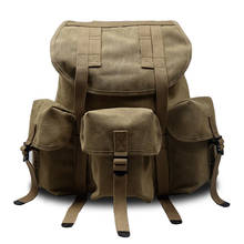 WWII WW2-mochila estilo militar de los Estados Unidos, bolso de lona impermeable, HAVERSACK, US M14 2024 - compra barato