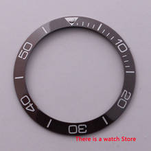 38mm High quality ceramic bezel insert luminous dot fit 40mm watch case Automatic  watch men 2024 - buy cheap