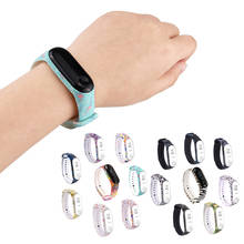 Gosear 8PCS Watermark Pattern Replacement Wristband Wrist Strap Band for Xiaomi Mi Band 3 4 Mi3 Mi4 Band3 Bracelet Accessories 2024 - buy cheap