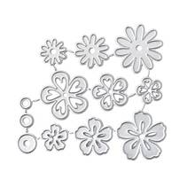 Mini troqueles de corte de Metal de flores, plantilla para álbum de recortes DIY, sello de tarjeta de papel, decoración en relieve, artesanía, venta al por menor 2024 - compra barato