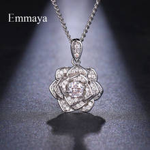 EMMAYA New Trendy Multilayer Flower AAA Cubic Zircon For Women Exquisite Necklace Fashion Jewelry Birthday Present 2024 - buy cheap