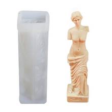 DIY Art Body Candle Crystal Epoxy Resin Mold Fragrance Human Shaped Goddess Wax Plaster Casting Silicone Mould 2024 - buy cheap