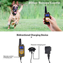 Sistema de cercado eléctrico para mascotas, Collar de choque para perros con Control remoto, resistente al agua, dispositivo de Entrenamiento de mascotas para perros grandes 2024 - compra barato