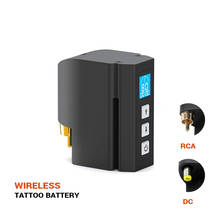 Новейший Solong беспроводной источник питания для татуировок DC & RCA Интерфейс 2400 мАч литиевая батарея тату машина ручка тату поставки P198 2024 - купить недорого